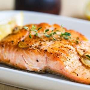 Filetto di salmone grigliato